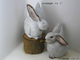 Small Decorative Rabbit Garden Ornaments Animals For House / Courtyard supplier